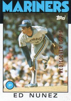 2017 Topps - Rediscover Topps 1986 Topps Stamped Buybacks Bronze #511 Ed Nunez Front