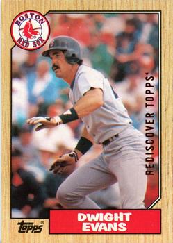 2017 Topps - Rediscover Topps 1987 Topps Stamped Buybacks Bronze #645 Dwight Evans Front