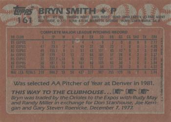 2017 Topps - Rediscover Topps 1988 Topps Stamped Buybacks Bronze #161 Bryn Smith Back