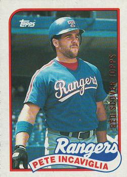 2017 Topps - Rediscover Topps 1989 Topps Stamped Buybacks Bronze #706 Pete Incaviglia Front