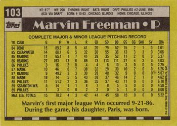 2017 Topps - Rediscover Topps 1990 Topps Stamped Buybacks Bronze #103 Marvin Freeman Back