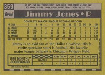2017 Topps - Rediscover Topps 1990 Topps Stamped Buybacks Bronze #359 Jimmy Jones Back