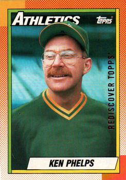 2017 Topps - Rediscover Topps 1990 Topps Stamped Buybacks Bronze #411 Ken Phelps Front