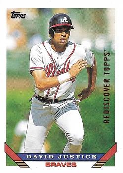2017 Topps - Rediscover Topps 1993 Topps Stamped Buybacks Bronze #170 David Justice Front