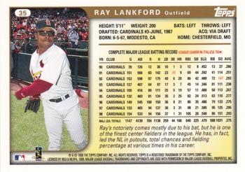 2017 Topps - Rediscover Topps 1999 Topps Stamped Buybacks Bronze #35 Ray Lankford Back