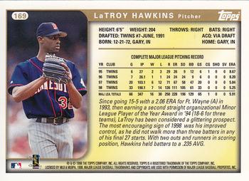 2017 Topps - Rediscover Topps 1999 Topps Stamped Buybacks Bronze #169 LaTroy Hawkins Back