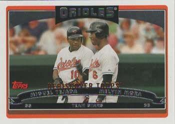 2017 Topps - Rediscover Topps 2006 Topps Stamped Buybacks Bronze #327 Miguel Tejada / Melvin Mora Front