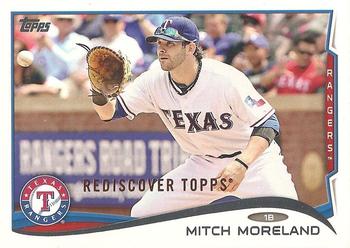 2017 Topps - Rediscover Topps 2014 Topps Stamped Buybacks Bronze #94 Mitch Moreland Front