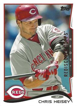 2017 Topps - Rediscover Topps 2014 Topps Stamped Buybacks Bronze #23 Chris Heisey Front
