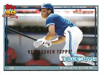 2017 Topps - Rediscover Topps 1991 Topps Traded Stamped Buybacks Bronze #2T Roberto Alomar Front