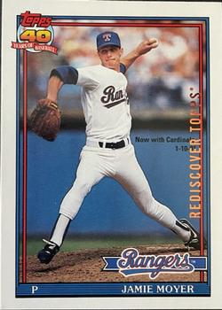 2017 Topps - Rediscover Topps 1991 O-Pee-Chee Stamped Buybacks Bronze #138 Jamie Moyer Front