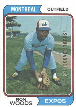 2017 Topps - Rediscover Topps 1974 Topps Stamped Buybacks Gold #377 Ron Woods Front