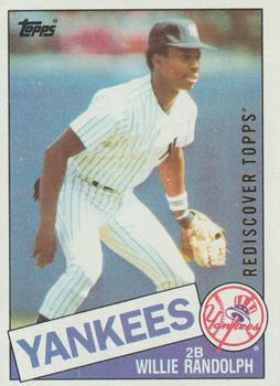 2017 Topps - Rediscover Topps 1985 Topps Stamped Buybacks Gold #765 Willie Randolph Front