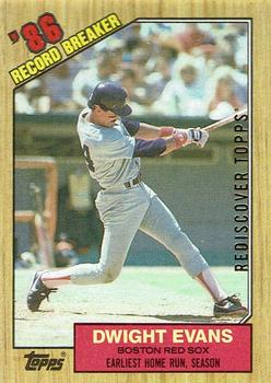 2017 Topps - Rediscover Topps 1987 Topps Stamped Buybacks Gold #3 Dwight Evans Front