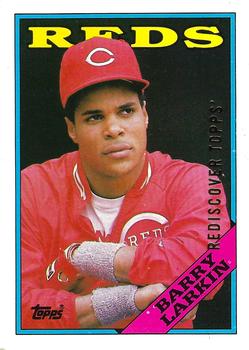 2017 Topps - Rediscover Topps 1988 Topps Stamped Buybacks Gold #102 Barry Larkin Front