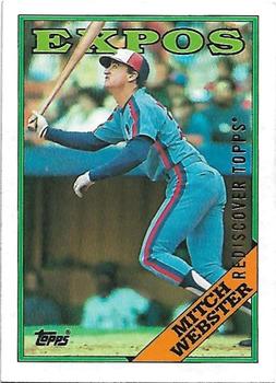 2017 Topps - Rediscover Topps 1988 Topps Stamped Buybacks Gold #138 Mitch Webster Front