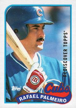 2017 Topps - Rediscover Topps 1989 Topps Stamped Buybacks Gold #310 Rafael Palmeiro Front