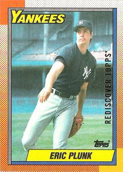 2017 Topps - Rediscover Topps 1990 Topps Stamped Buybacks Gold #9 Eric Plunk Front