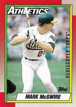 2017 Topps - Rediscover Topps 1990 Topps Stamped Buybacks Gold #690 Mark McGwire Front