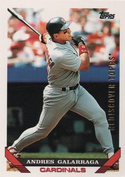 2017 Topps - Rediscover Topps 1993 Topps Stamped Buybacks Gold #173 Andres Galarraga Front