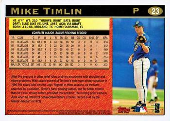 2017 Topps - Rediscover Topps 1997 Topps Stamped Buybacks Gold #23 Mike Timlin Back