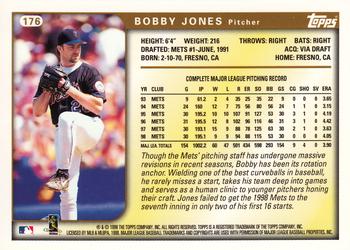 2017 Topps - Rediscover Topps 1999 Topps Stamped Buybacks Gold #176 Bobby Jones Back