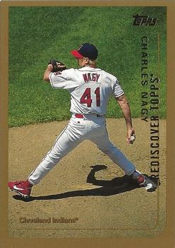 2017 Topps - Rediscover Topps 1999 Topps Stamped Buybacks Gold #389 Charles Nagy Front