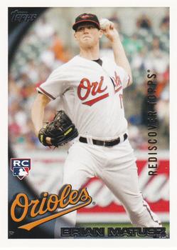 2017 Topps - Rediscover Topps 2010 Topps Update Stamped Buybacks Gold #US-185 Brian Matusz Front