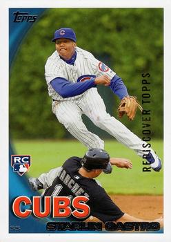 2017 Topps - Rediscover Topps 2010 Topps Update Stamped Buybacks Gold #US-85 Starlin Castro Front