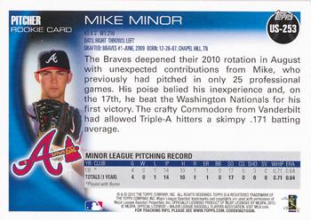2017 Topps - Rediscover Topps 2010 Topps Update Stamped Buybacks Gold #US-253 Mike Minor Back