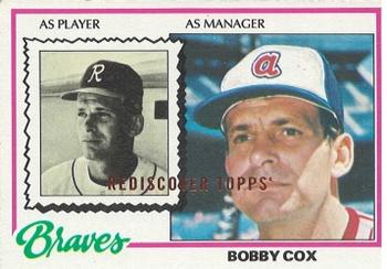 2017 Topps - Rediscover Topps 1978 Topps Stamped Buybacks Red #93 Bobby Cox Front