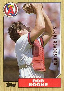 2017 Topps - Rediscover Topps 1987 Topps Stamped Buybacks Red #166 Bob Boone Front