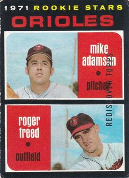 2017 Topps - Rediscover Topps 1971 Topps Stamped Buybacks Silver #362 Orioles 1971 Rookie Stars (Mike Adamson / Roger Freed) Front