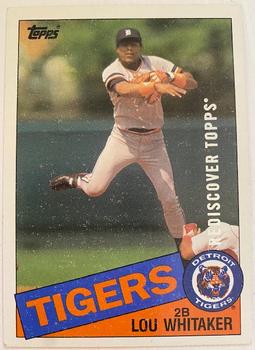 2017 Topps - Rediscover Topps 1985 Topps Stamped Buybacks Silver #480 Lou Whitaker Front
