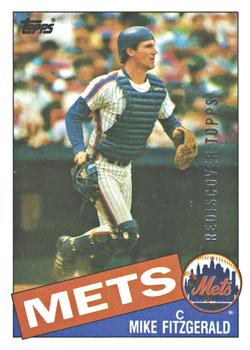 2017 Topps - Rediscover Topps 1985 Topps Stamped Buybacks Silver #104 Mike Fitzgerald Front