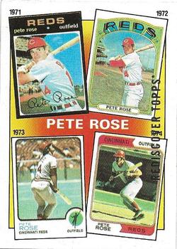 2017 Topps - Rediscover Topps 1986 Topps Stamped Buybacks Silver #4 The Pete Rose Years: 1971-1974 Front