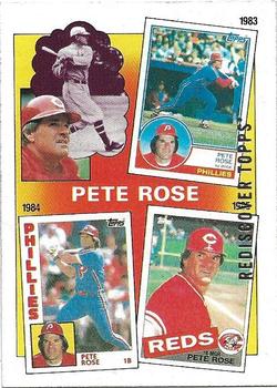 2017 Topps - Rediscover Topps 1986 Topps Stamped Buybacks Silver #7 The Pete Rose Years: 1983-1985 Front