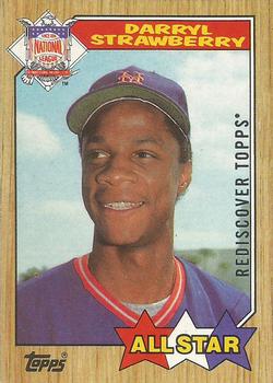 2017 Topps - Rediscover Topps 1987 Topps Stamped Buybacks Silver #601 Darryl Strawberry Front