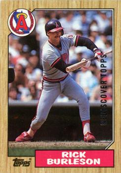 2017 Topps - Rediscover Topps 1987 Topps Stamped Buybacks Silver #579 Rick Burleson Front