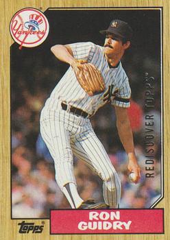 2017 Topps - Rediscover Topps 1987 Topps Stamped Buybacks Silver #375 Ron Guidry Front