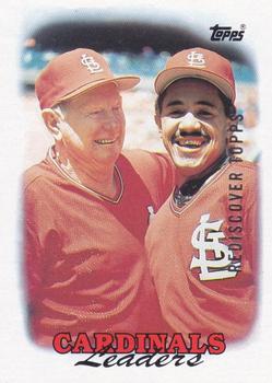 2017 Topps - Rediscover Topps 1988 Topps Stamped Buybacks Silver #351 Cardinals Leaders Front