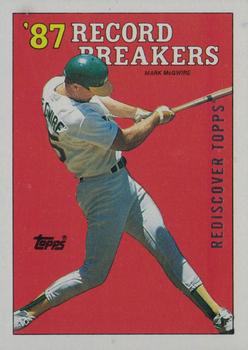 2017 Topps - Rediscover Topps 1988 Topps Stamped Buybacks Silver #3 Mark McGwire Front