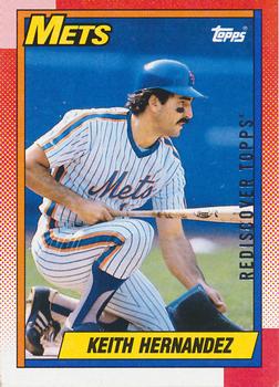 2017 Topps - Rediscover Topps 1990 Topps Stamped Buybacks Silver #230 Keith Hernandez Front
