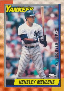 2017 Topps - Rediscover Topps 1990 Topps Stamped Buybacks Silver #83 Hensley Meulens Front
