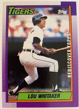 2017 Topps - Rediscover Topps 1990 Topps Stamped Buybacks Silver #280 Lou Whitaker Front
