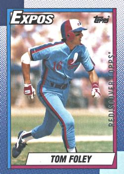 2017 Topps - Rediscover Topps 1990 Topps Stamped Buybacks Silver #341 Tom Foley Front