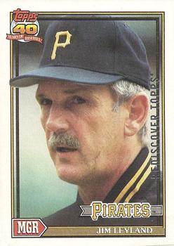 2017 Topps - Rediscover Topps 1991 Topps Stamped Buybacks Silver #381 Jim Leyland Front