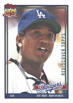 2017 Topps - Rediscover Topps 1991 Topps Stamped Buybacks Silver #115 Hubie Brooks Front