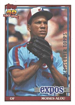 2017 Topps - Rediscover Topps 1991 Topps Stamped Buybacks Silver #526 Moises Alou Front