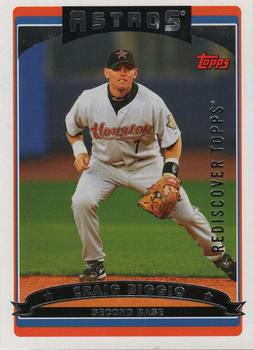 2017 Topps - Rediscover Topps 2006 Topps Stamped Buybacks Silver #72 Craig Biggio Front